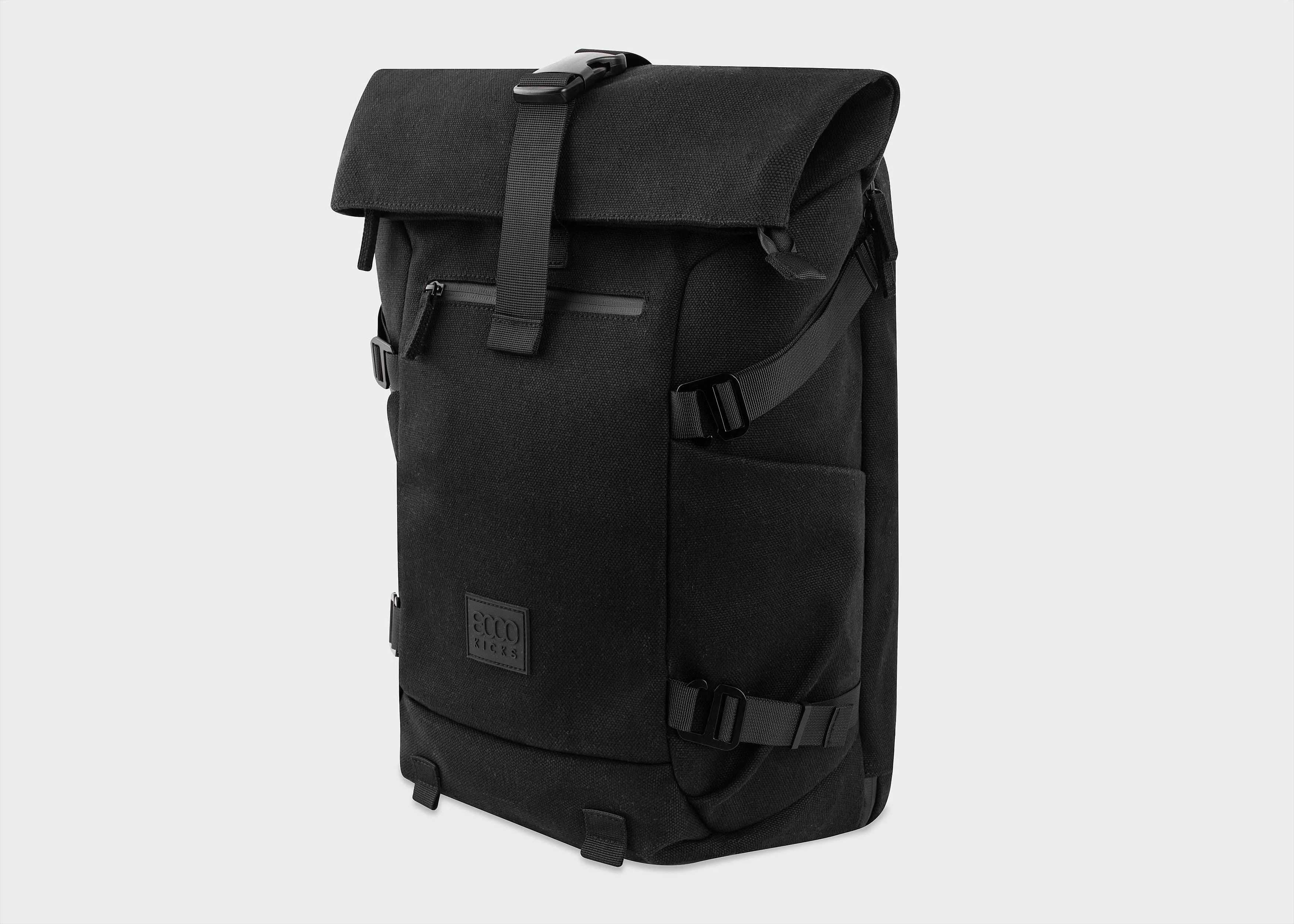 Nomad Vegan Hemp Backpack | Full Black