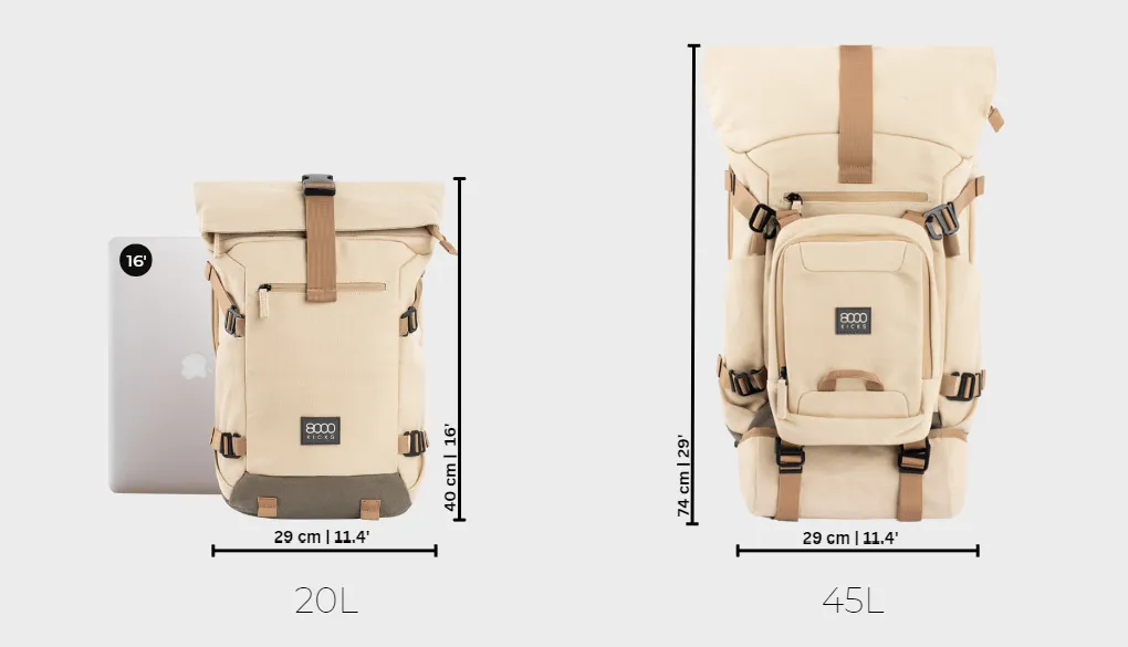 Nomad Vegan Hemp Backpack | Full Black