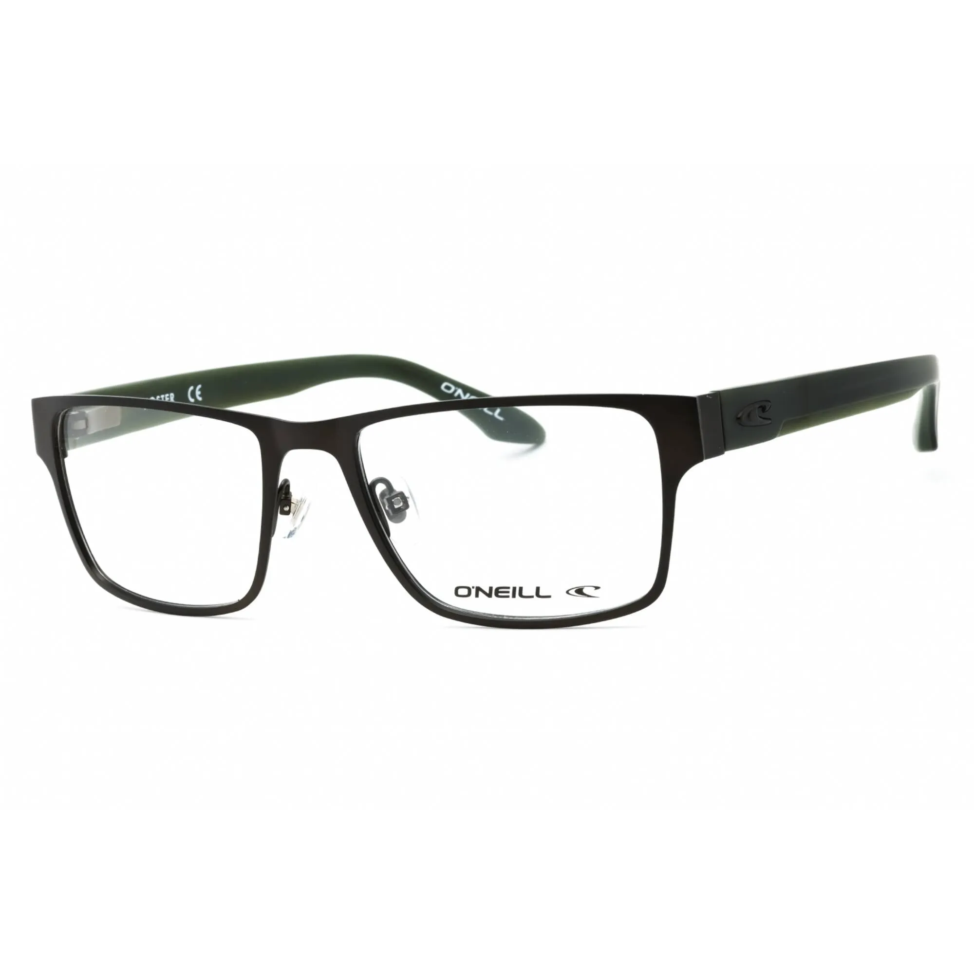 ONeill Men's Eyeglasses - Khaki/Green Metal Rectangular Shape Frame | ONO-FOSTER 007