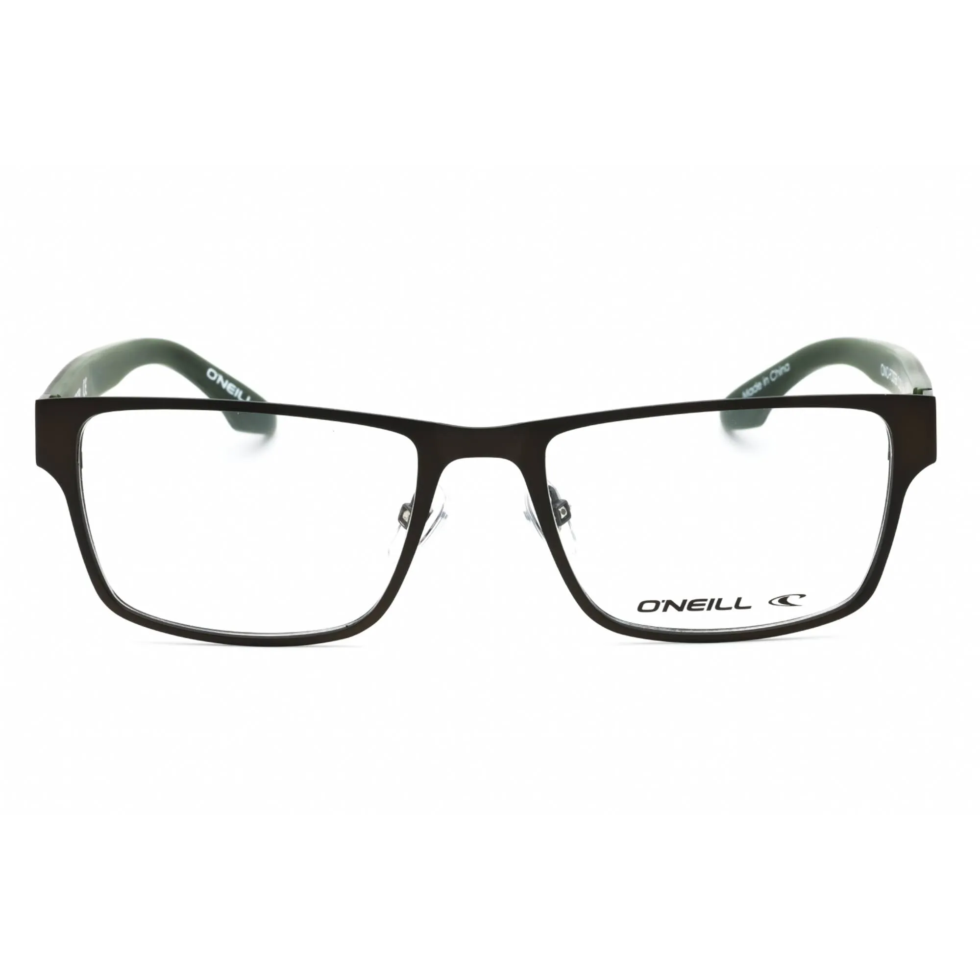 ONeill Men's Eyeglasses - Khaki/Green Metal Rectangular Shape Frame | ONO-FOSTER 007