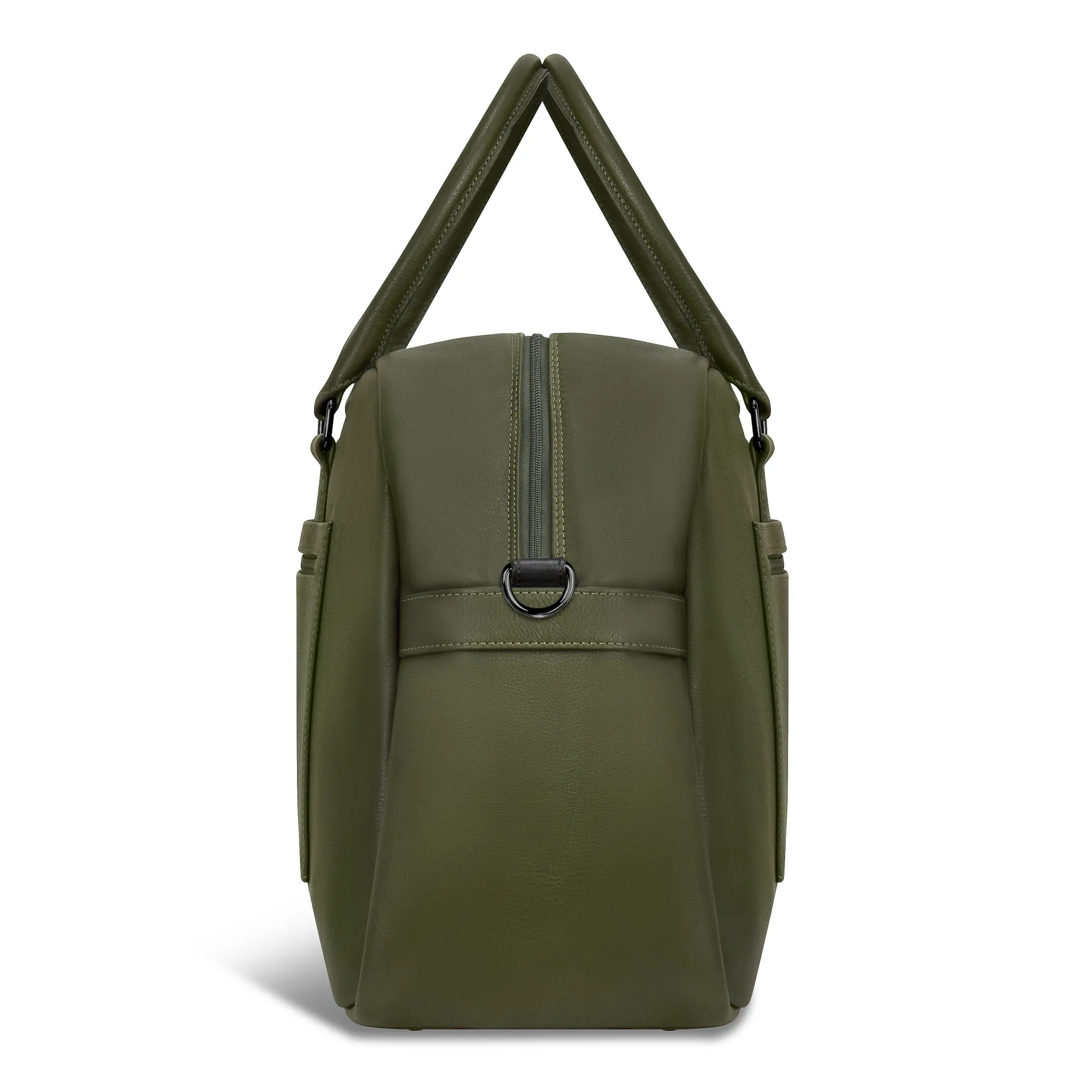 Onyx / Leather Duffle Bag *Drop Ship*
