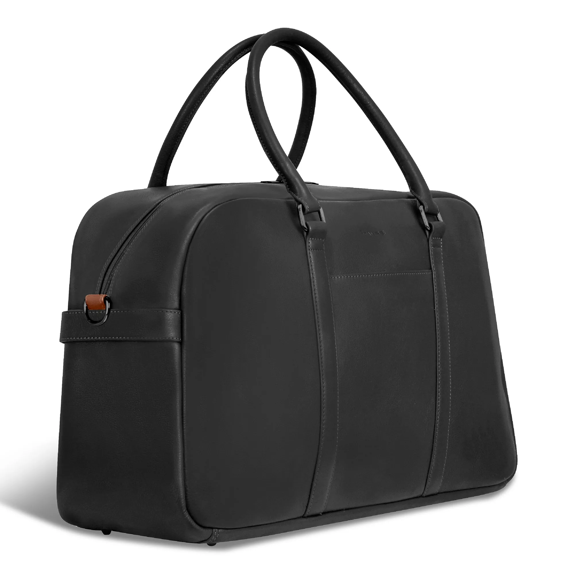 Onyx / Leather Duffle Bag *Drop Ship*