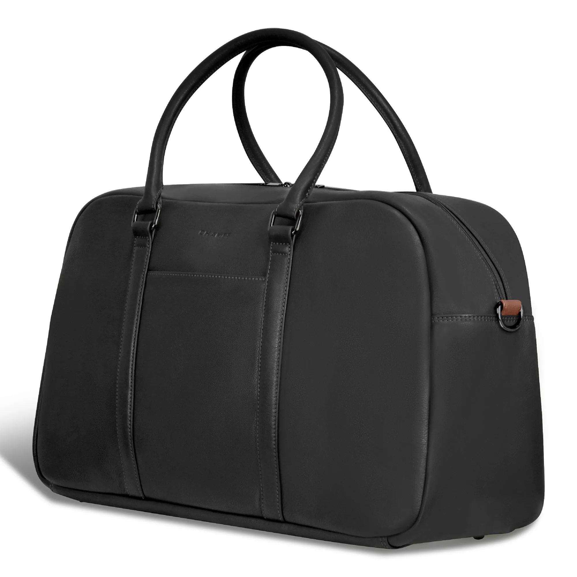 Onyx / Leather Duffle Bag *Drop Ship*