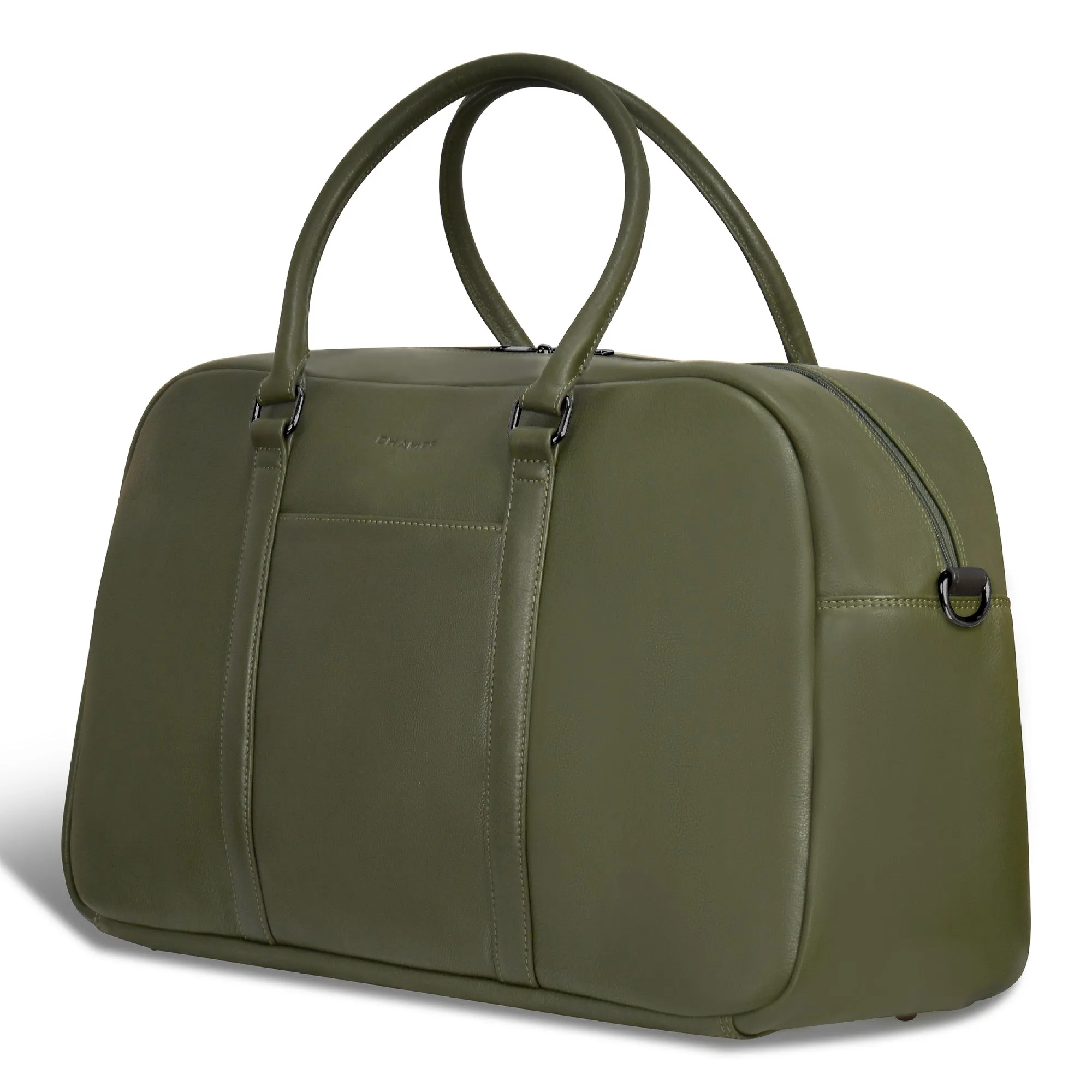 Onyx / Leather Duffle Bag *Drop Ship*