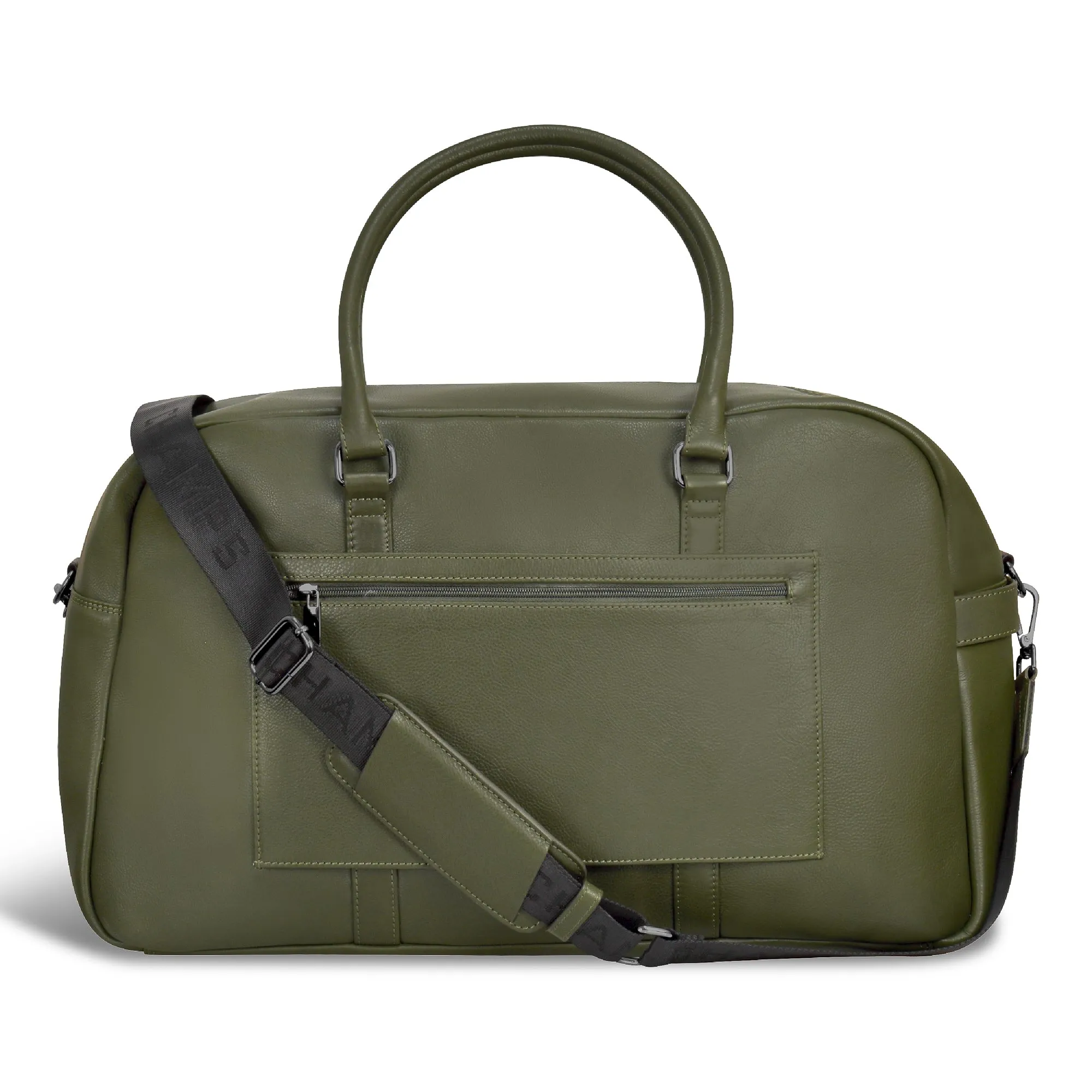 Onyx / Leather Duffle Bag *Drop Ship*