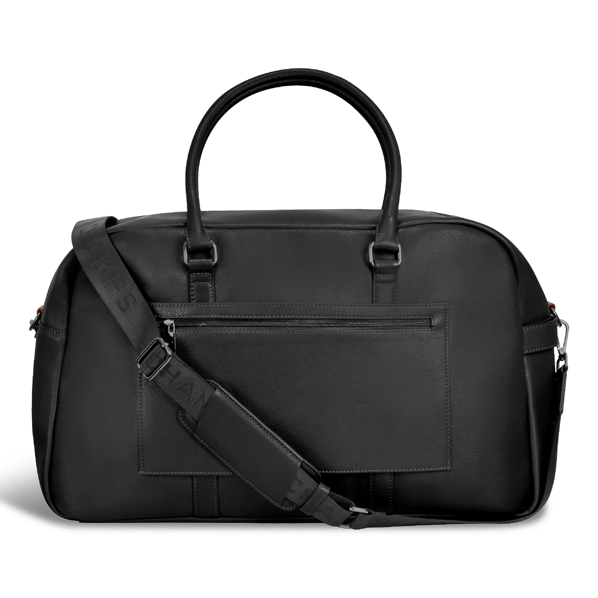 Onyx / Leather Duffle Bag *Drop Ship*