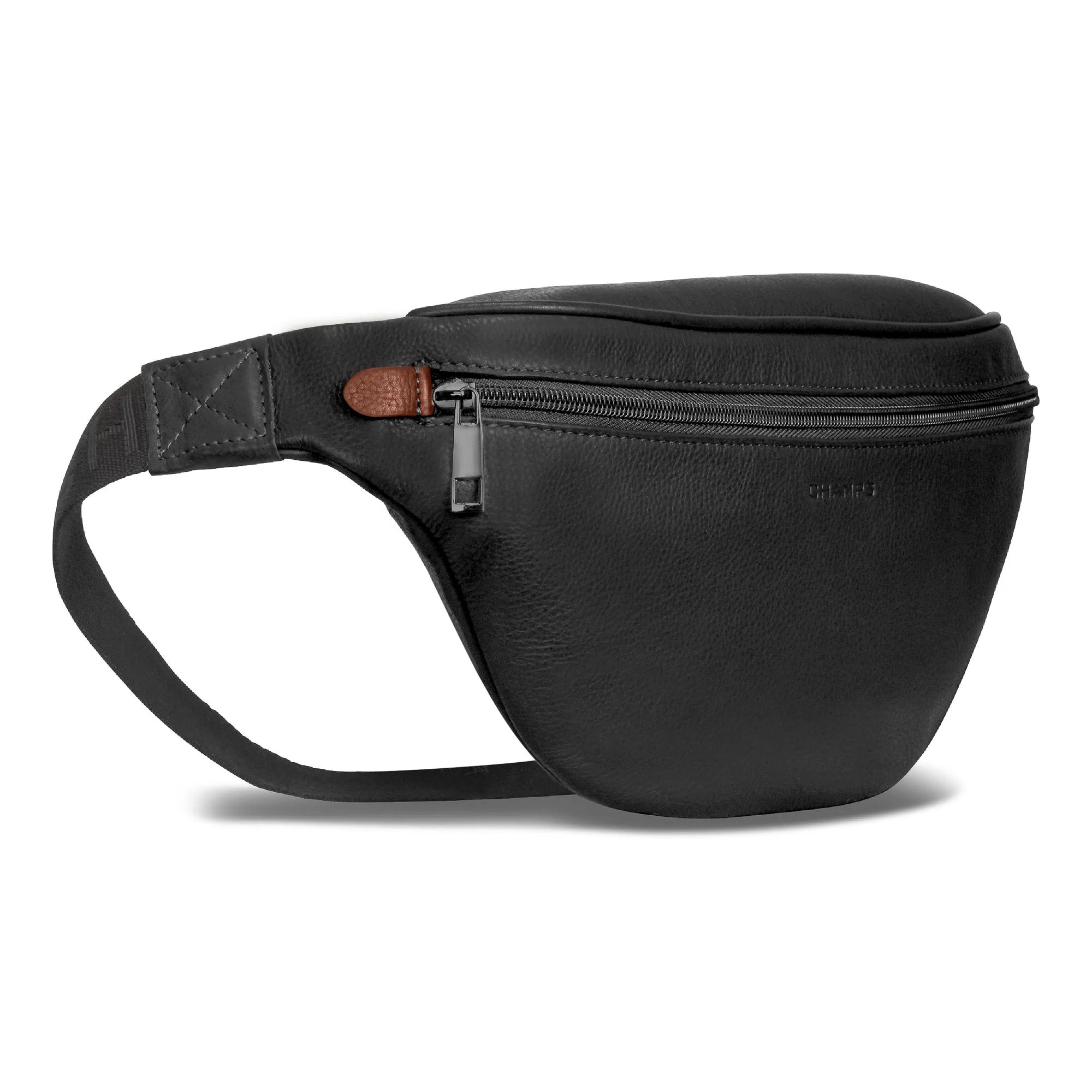 Onyx / Leather Waist-Pack *Drop Ship*
