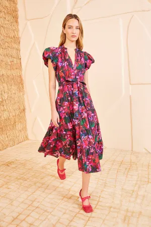Ottilie Dress - Hibiscus