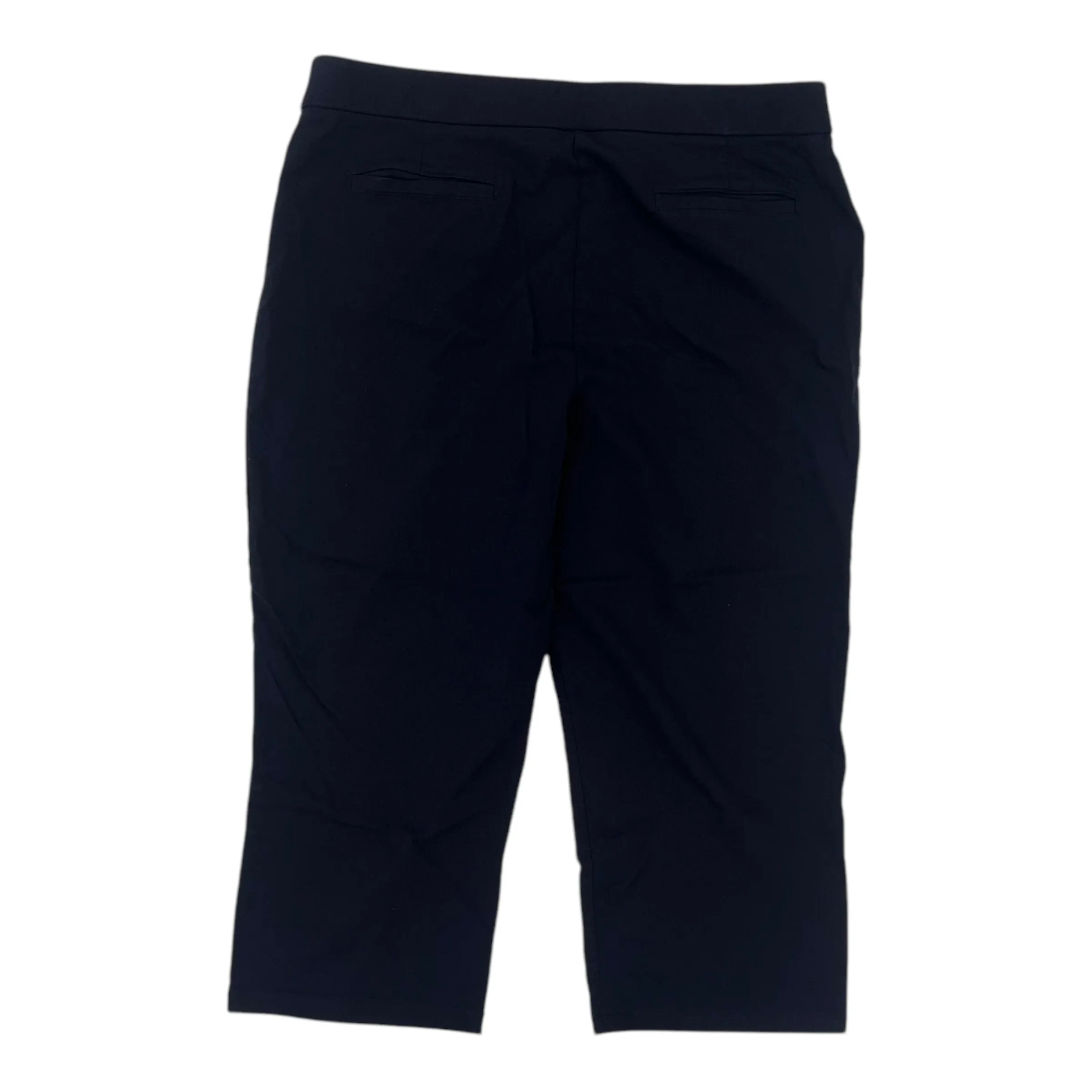 Pants Cropped By Croft And Barrow In Black, Size:16