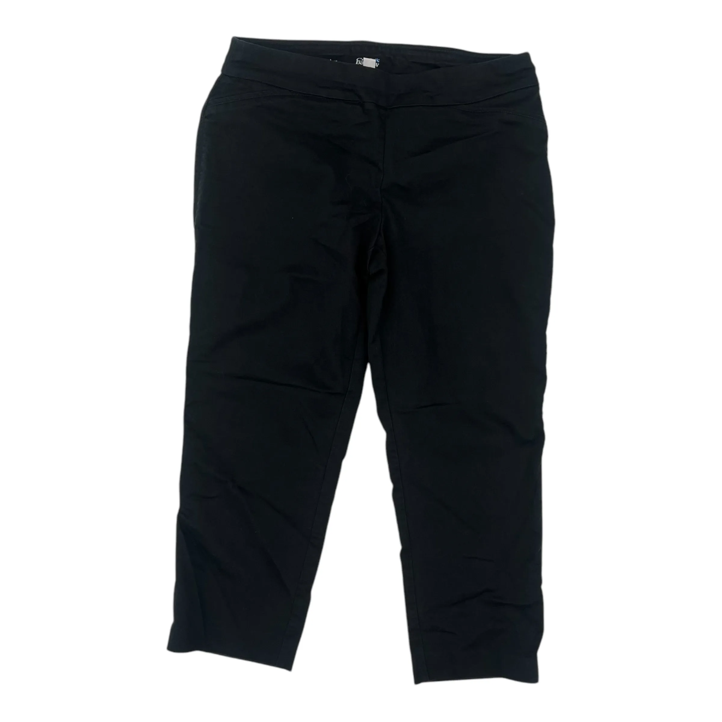 Pants Cropped By Croft And Barrow In Black, Size:16