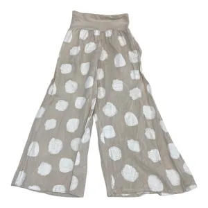 Pants Linen By Cmb In Cream, Size:S