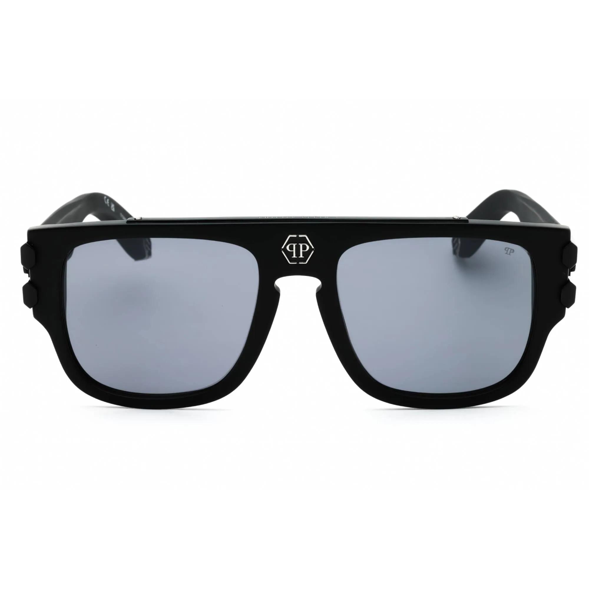 Philipp Plein Men's Sunglasses - Black Plastic Full Rim Square Frame | SPP011X 0703