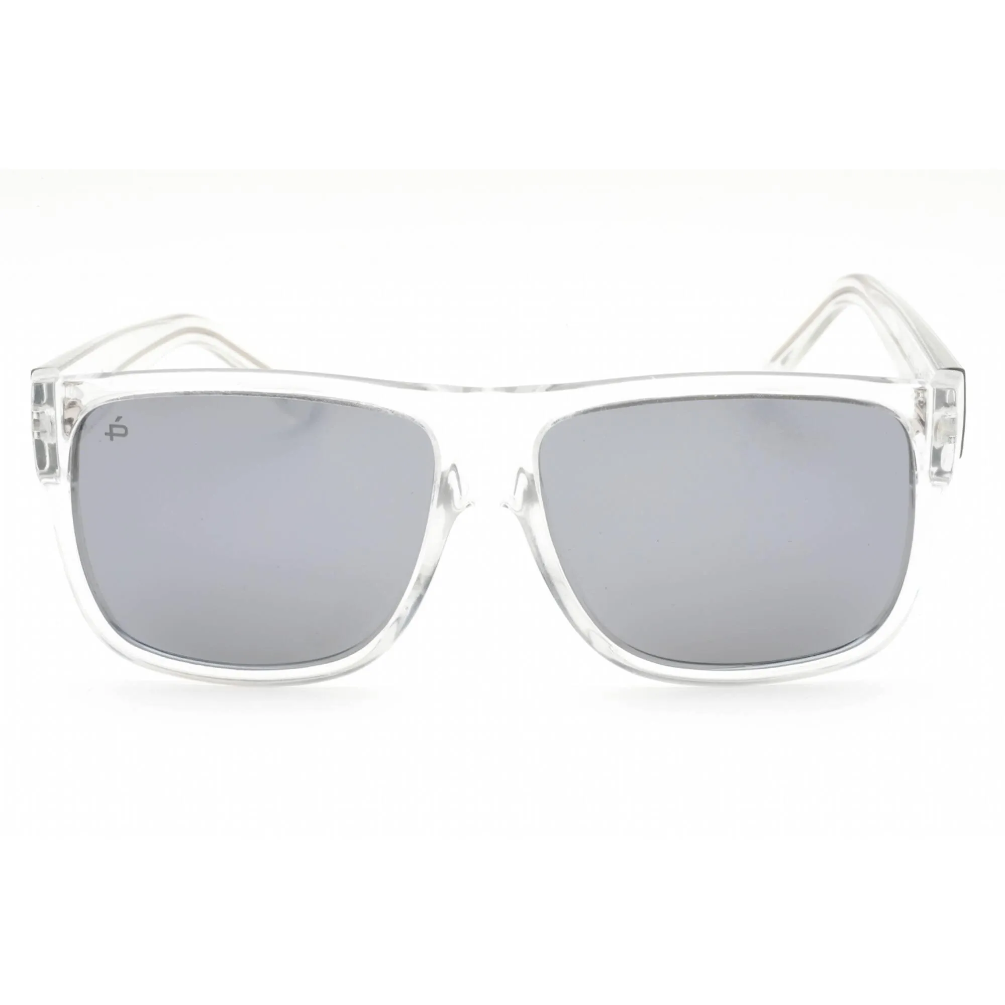 Prive Revaux Men's Sunglasses - Grey Lens Plastic Square Shape Frame | Rover Crystal