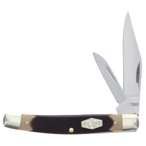 Schrade Old Timer Folding - Pocket Knife Middleman Jack Sawcut Handle | 33OT
