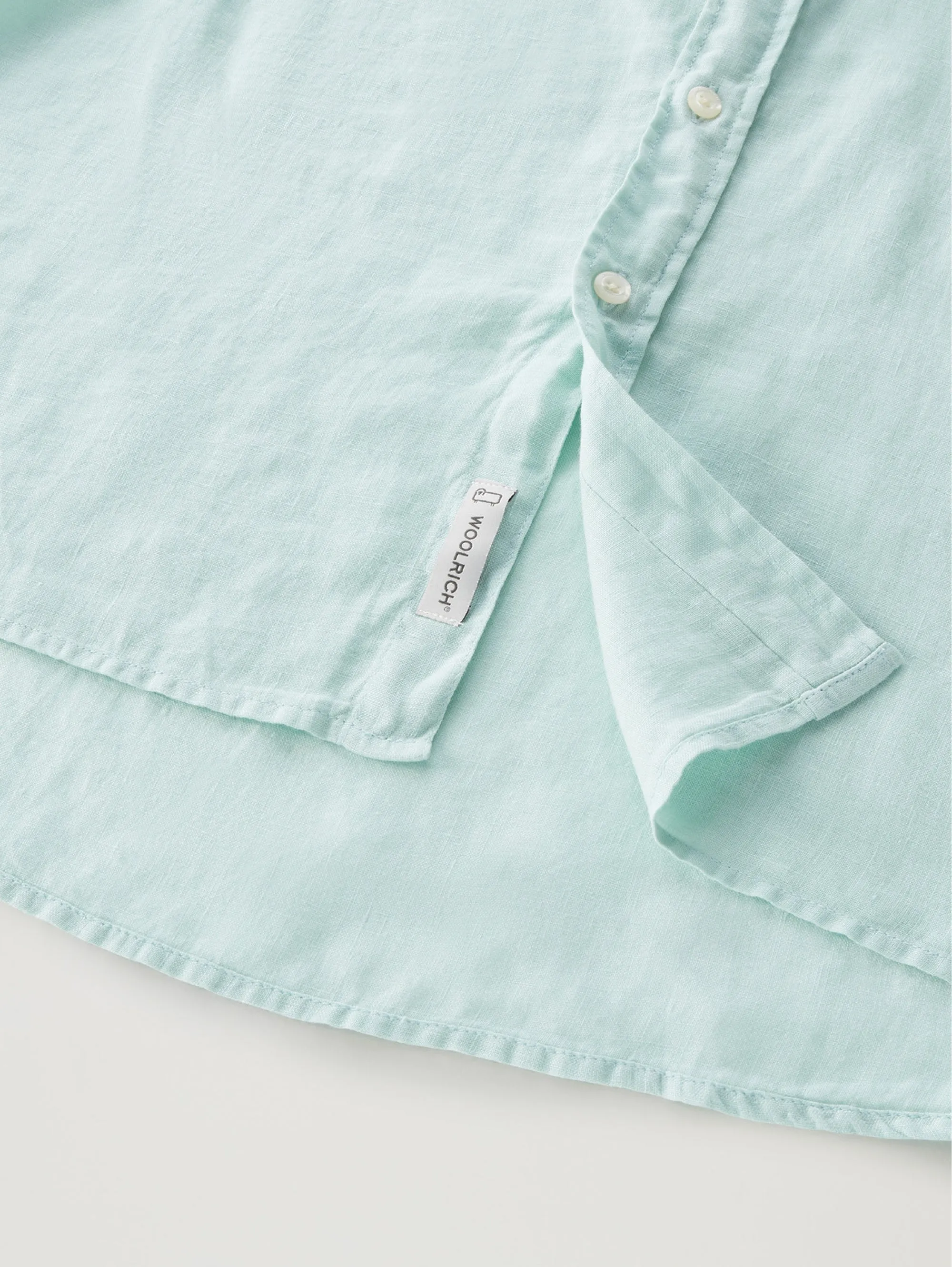 Shirt with Green Classic Collar