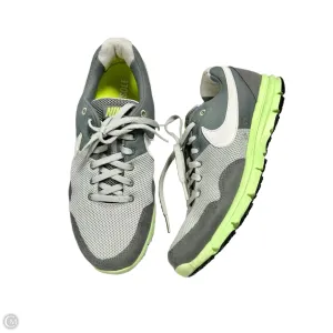 Shoes Athletic By Nike In Green & Grey, Size: 8.5