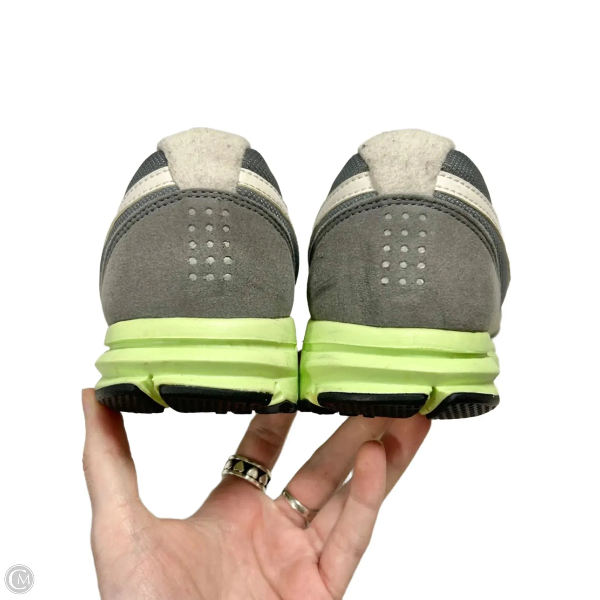 Shoes Athletic By Nike In Green & Grey, Size: 8.5