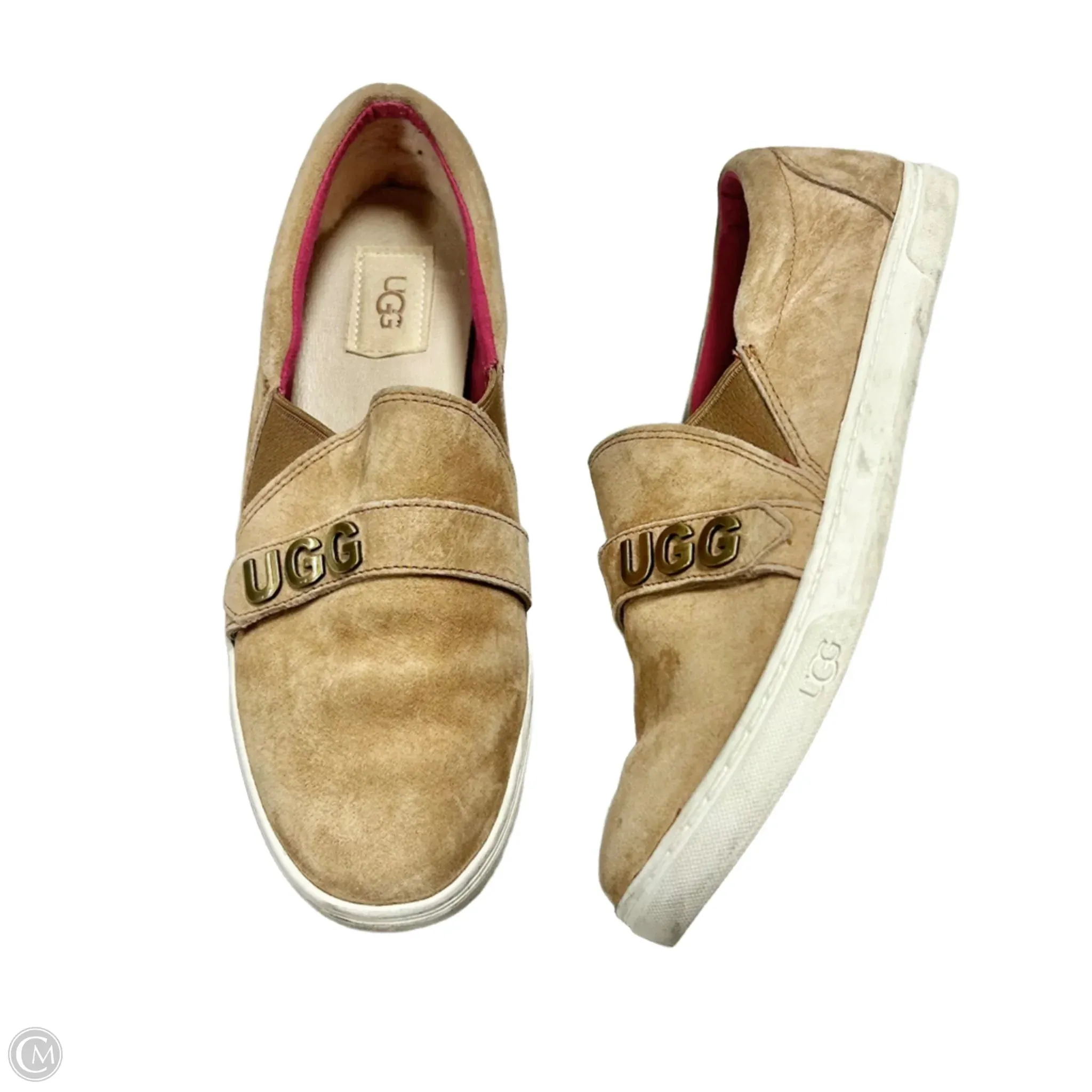 Shoes Designer By Ugg In Tan, Size: 9