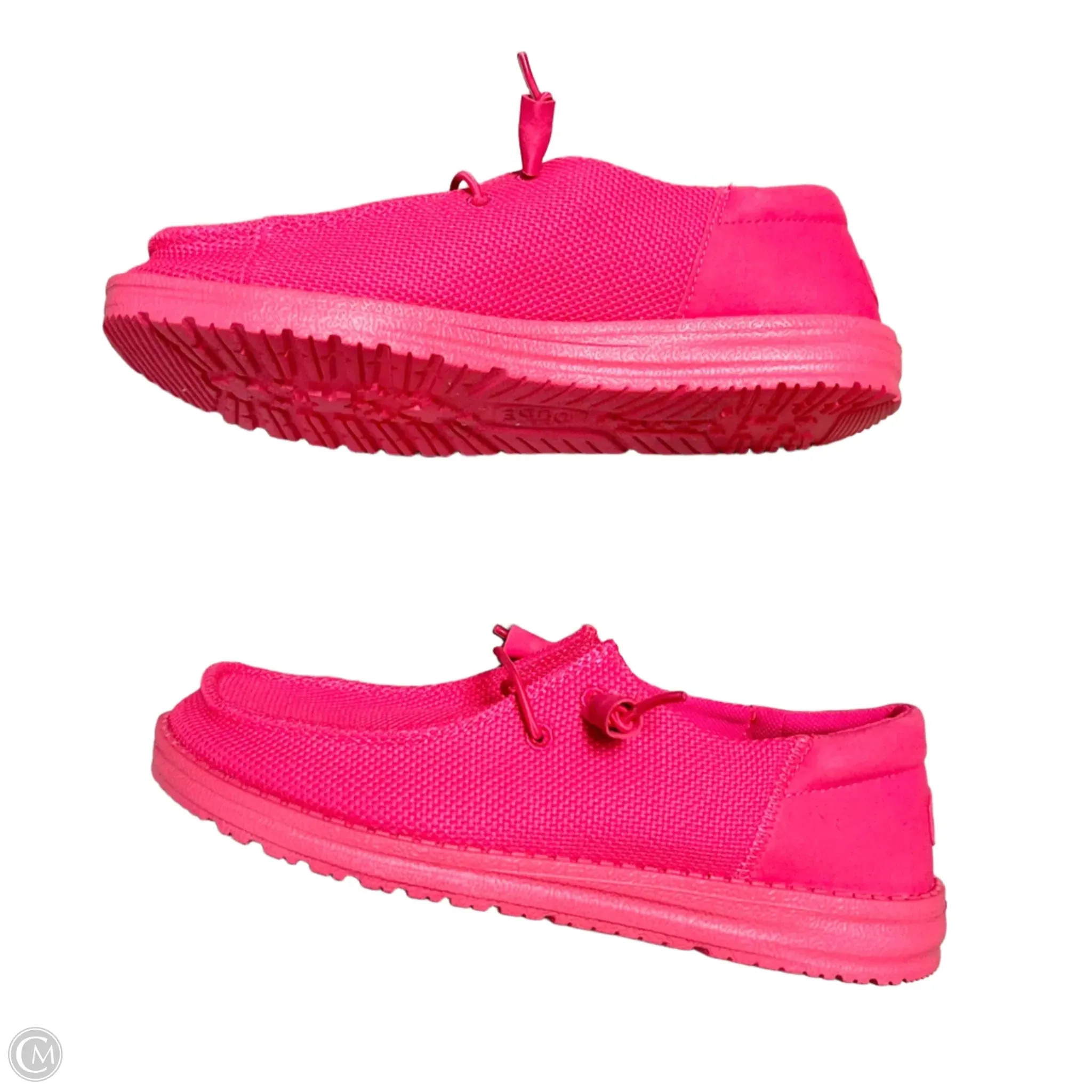 Shoes Flats By Hey Dude In Pink, Size: 8