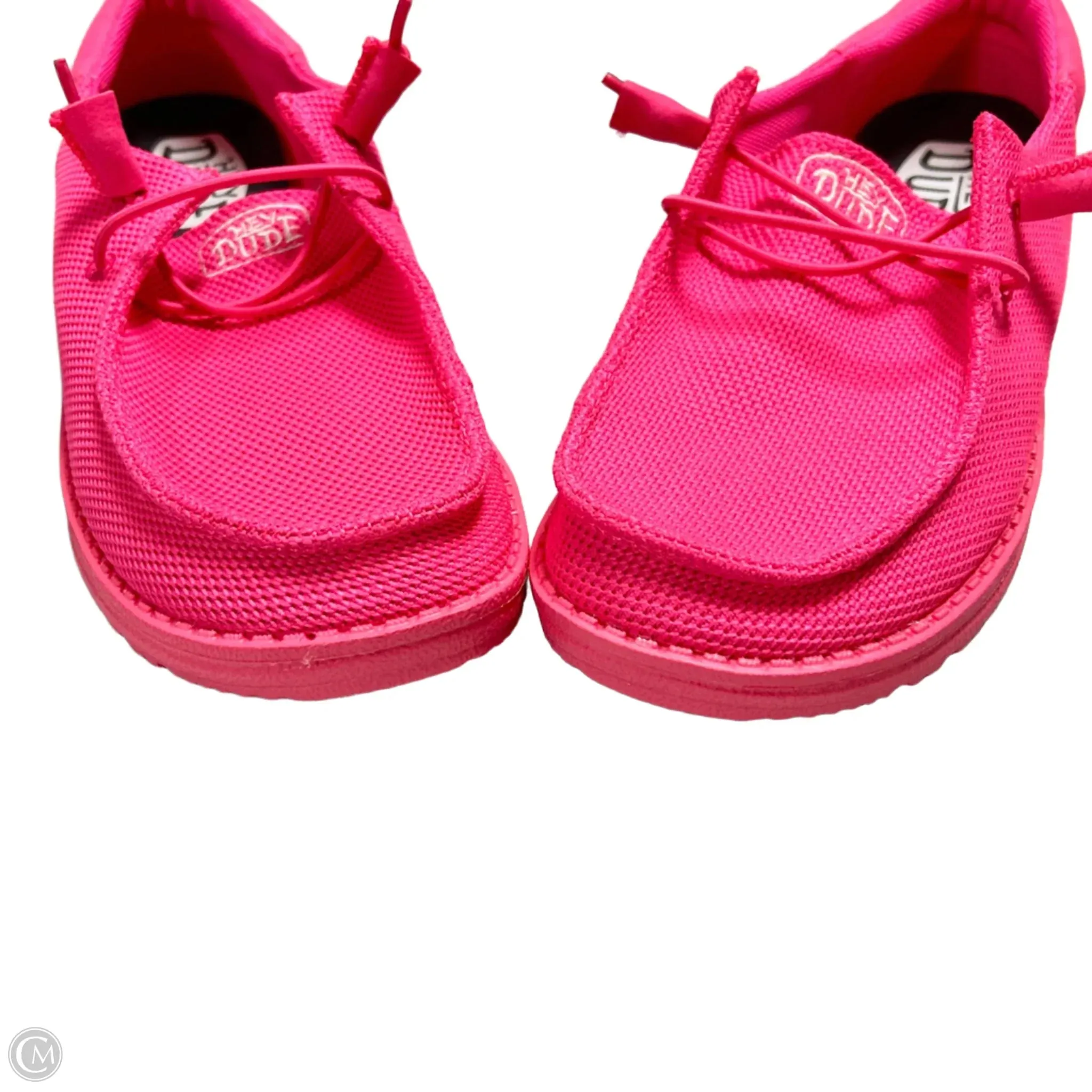 Shoes Flats By Hey Dude In Pink, Size: 8