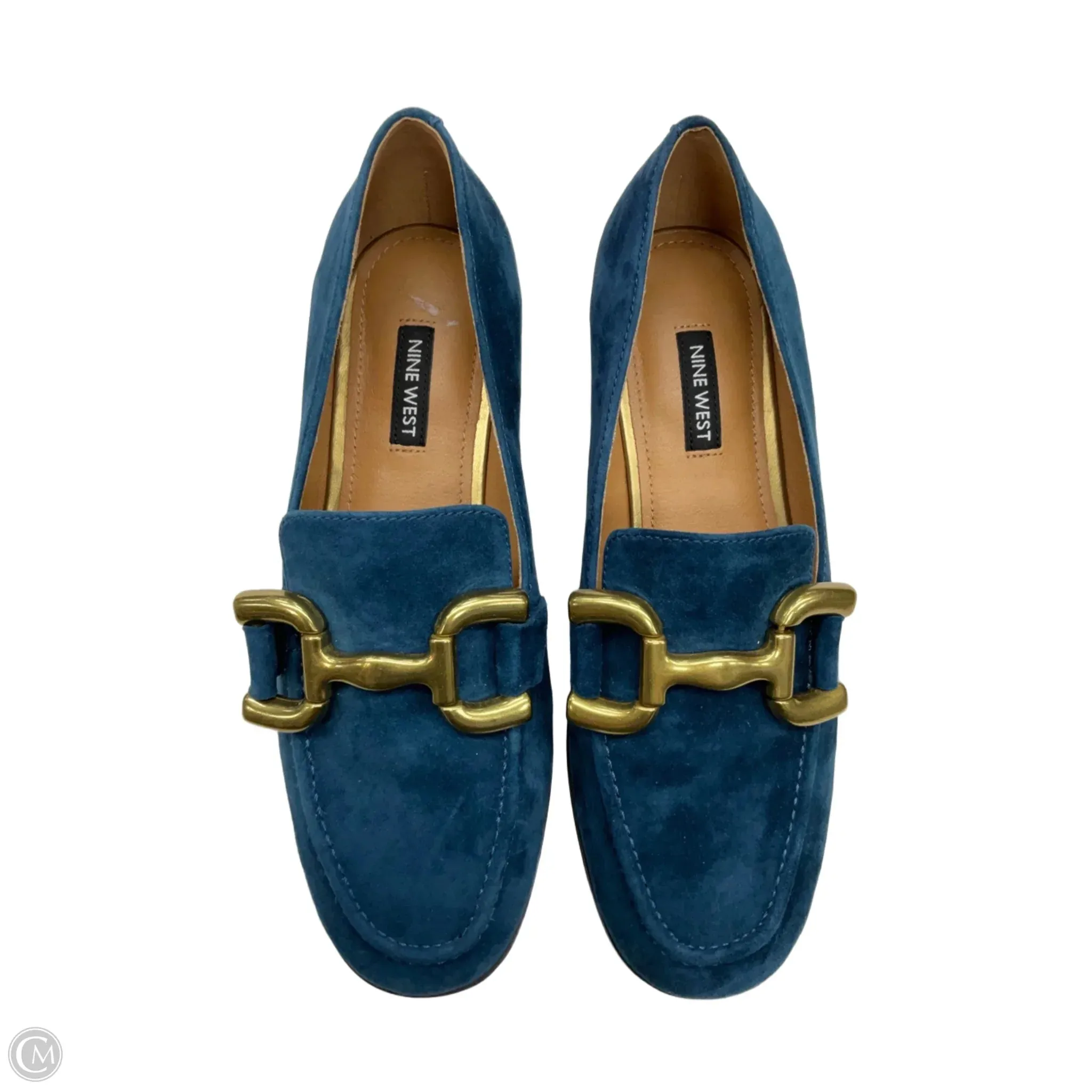 Shoes Flats By Nine West In Teal, Size: 7