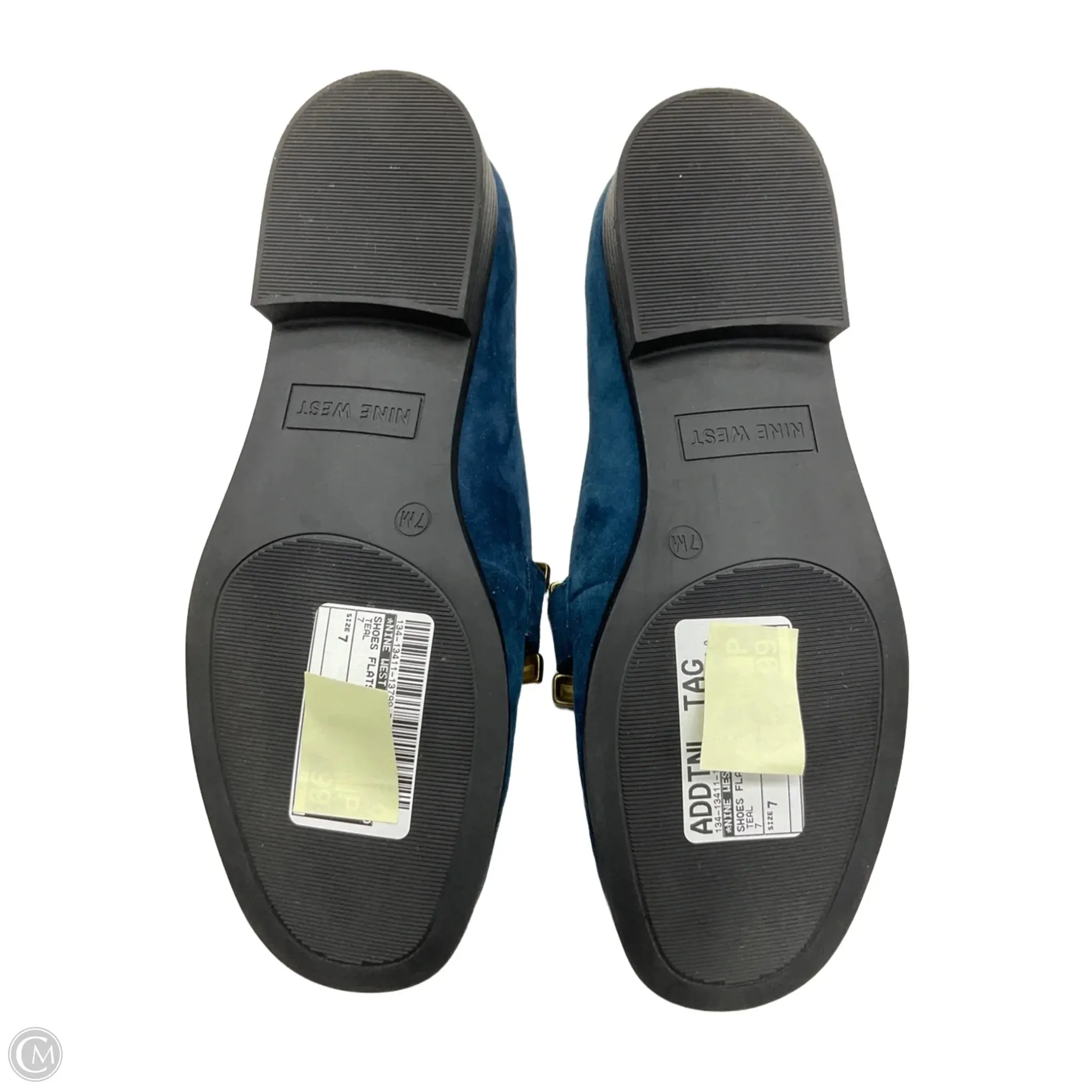 Shoes Flats By Nine West In Teal, Size: 7