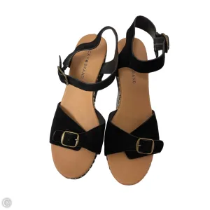 Shoes Heels Wedge By Lucky Brand In Black, Size: 10