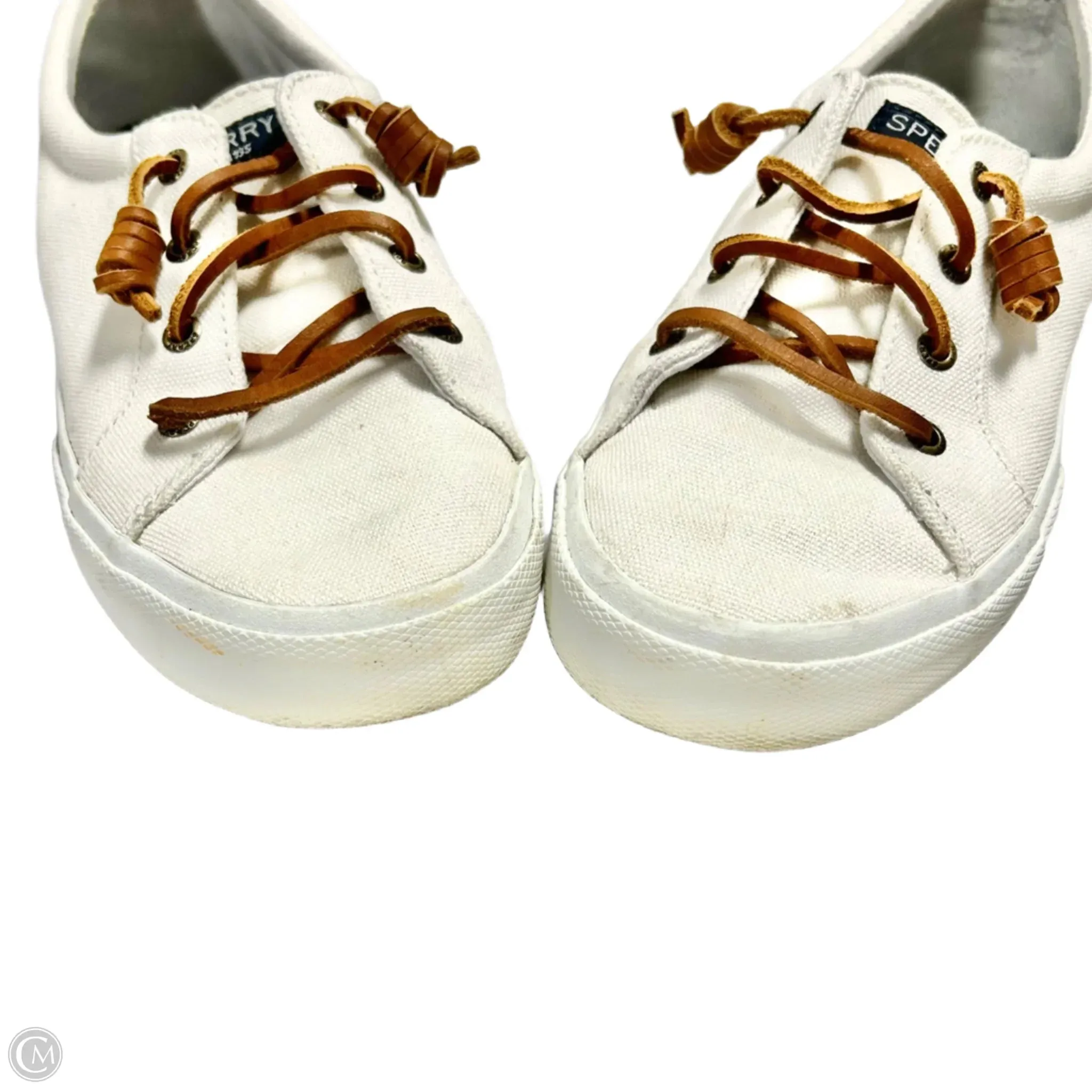 Shoes Sneakers By Sperry In Ivory, Size: 8.5