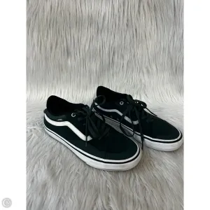 Shoes Sneakers By Vans In Green & White, Size: 8