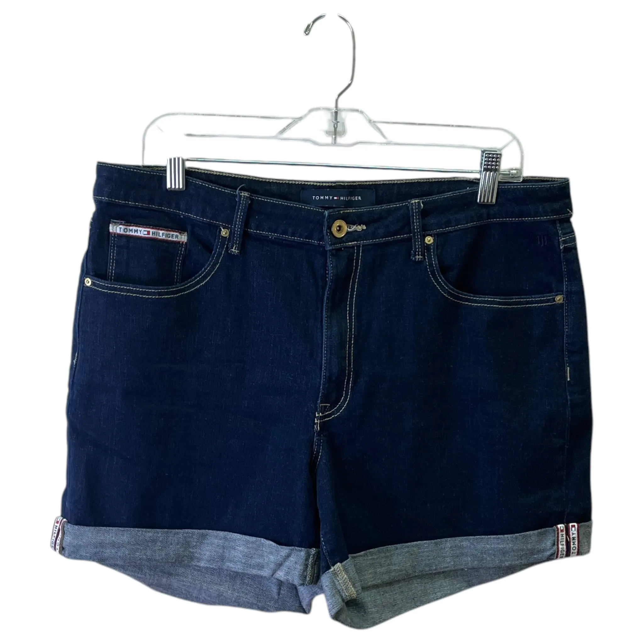Shorts By Tommy Hilfiger In Blue, Size:16