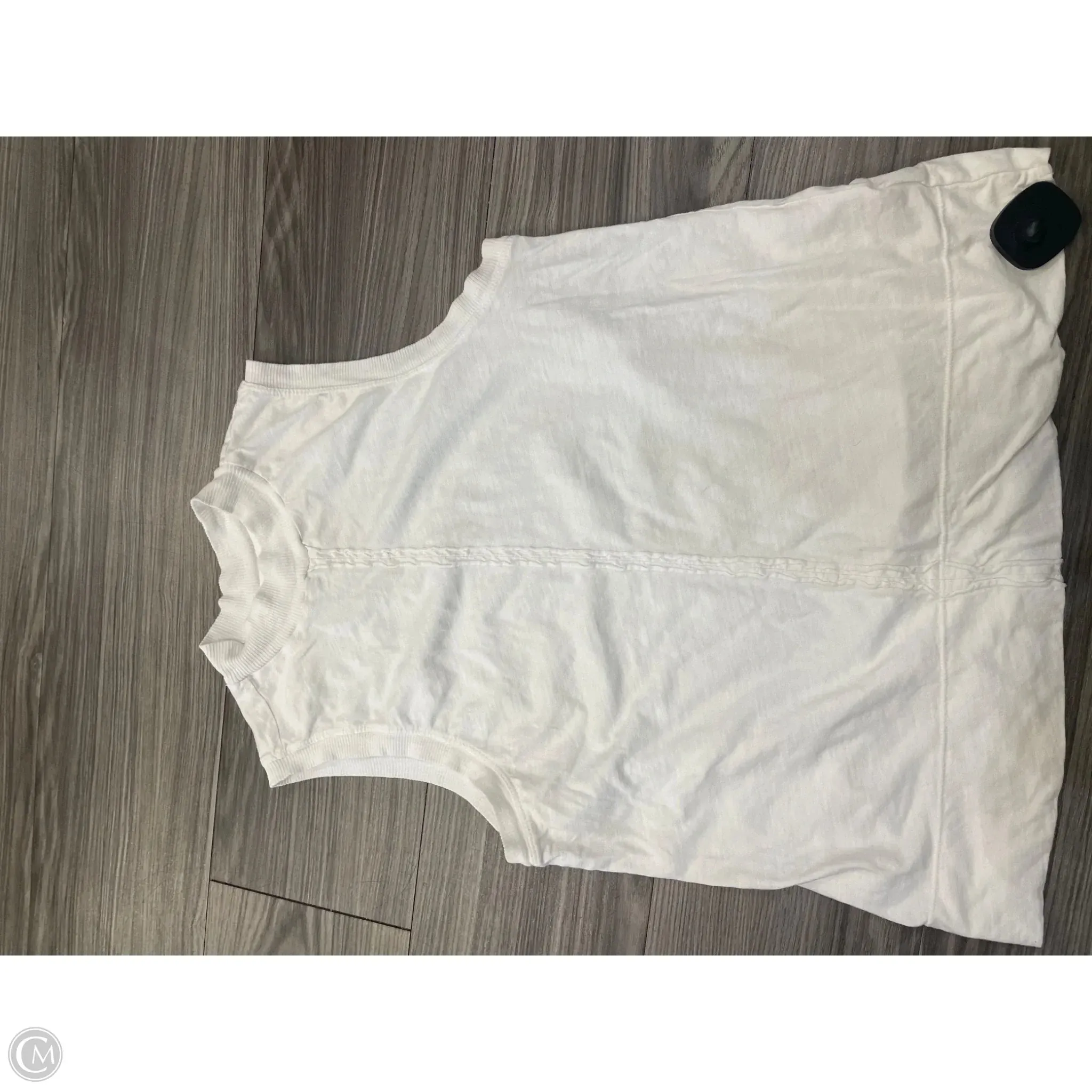 Tank Top By Anthropologie In White, Size: M