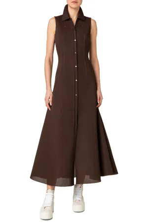 Techno Grid Shirt Dress
