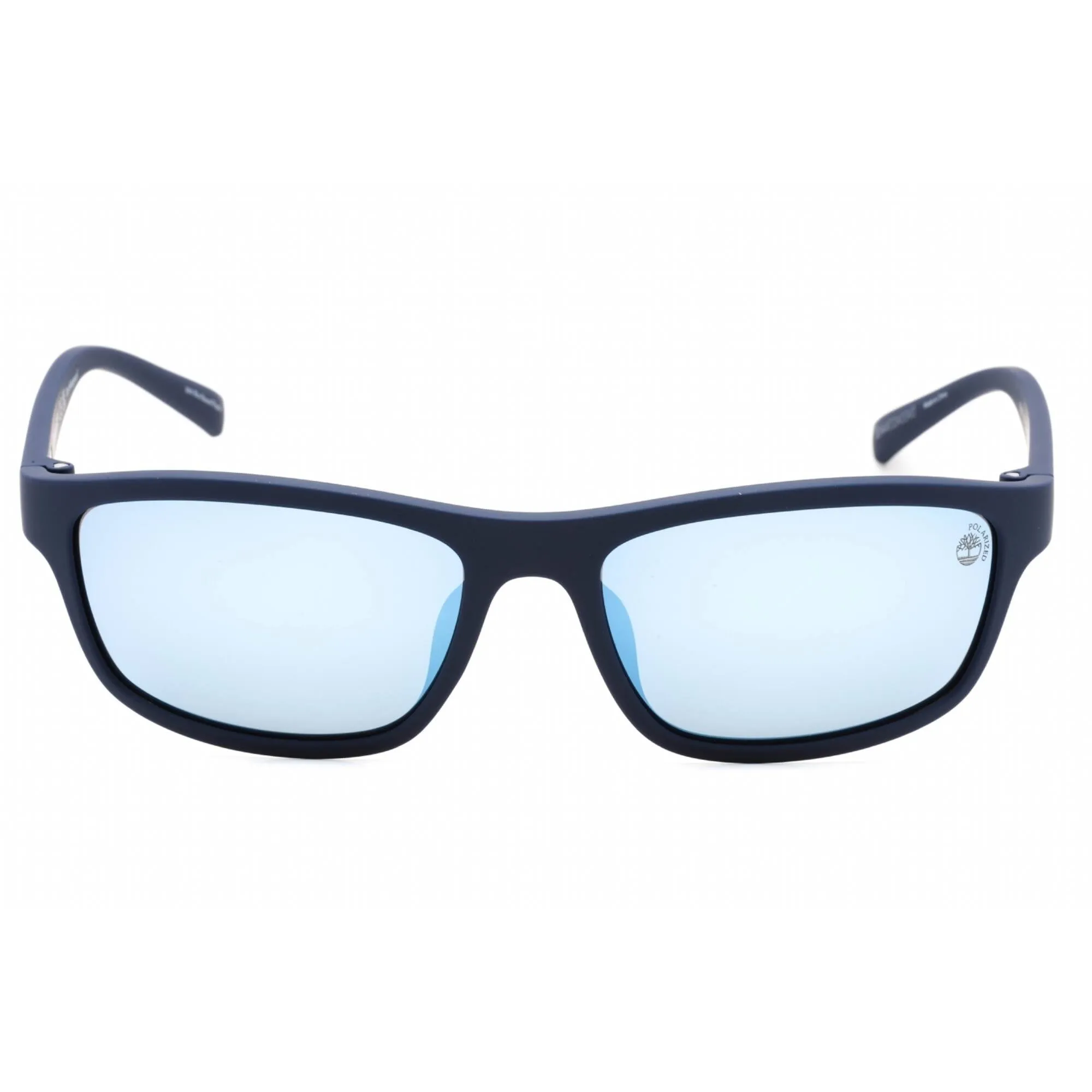 Timberland Men's Sunglasses - Matte Blue Rectangular Shape Full Rim Frame | TB9237 91D