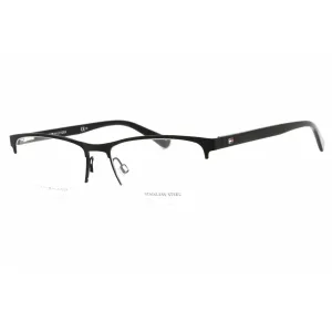 Tommy Hilfiger Men's Eyeglasses - Matte Black Rectangular Frame | Th 1528 0003 00