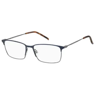 Tommy Hilfiger Men's Eyeglasses - Matte Blue Metal Rectangular Frame | TH 1895 0H2T