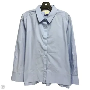 Top Long Sleeve By Gretchen Scott In Blue, Size: M