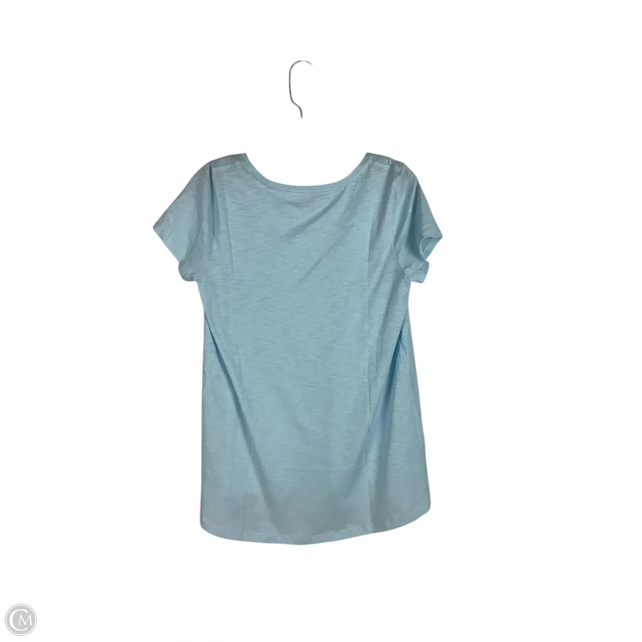 Top Short Sleeve Designer By Lilly Pulitzer In Blue, Size: S