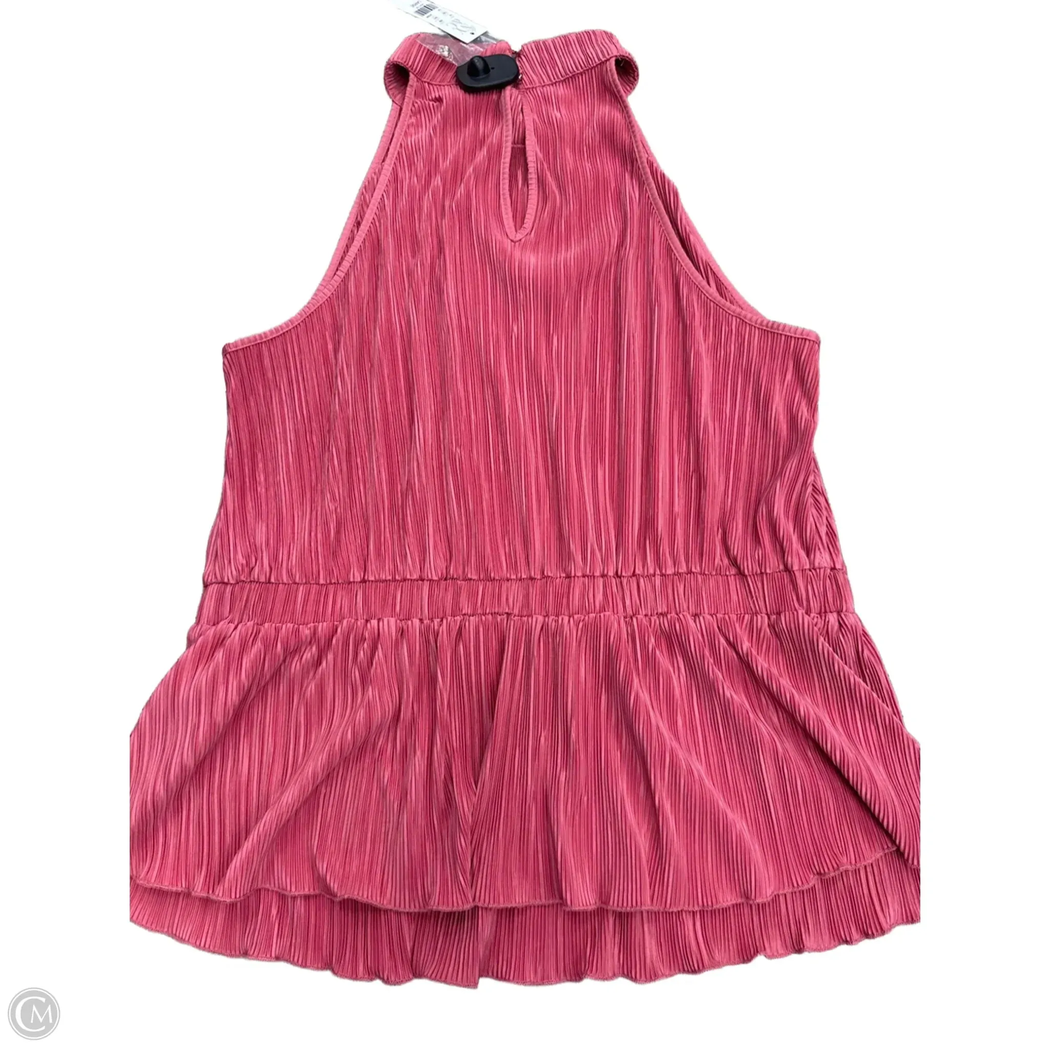 Top Sleeveless By New York And Co In Pink, Size: L