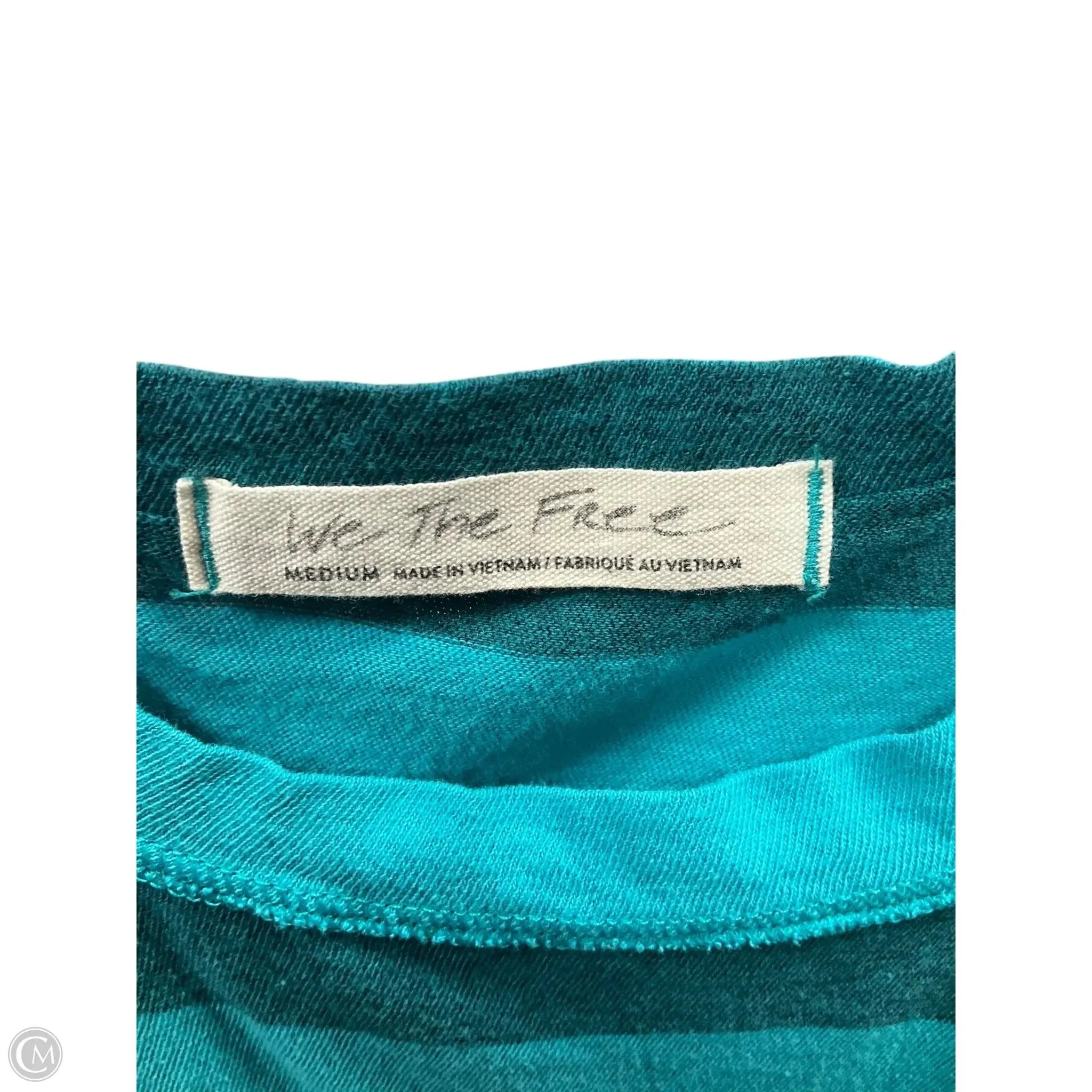 Top Sleeveless By We The Free In Teal, Size: M