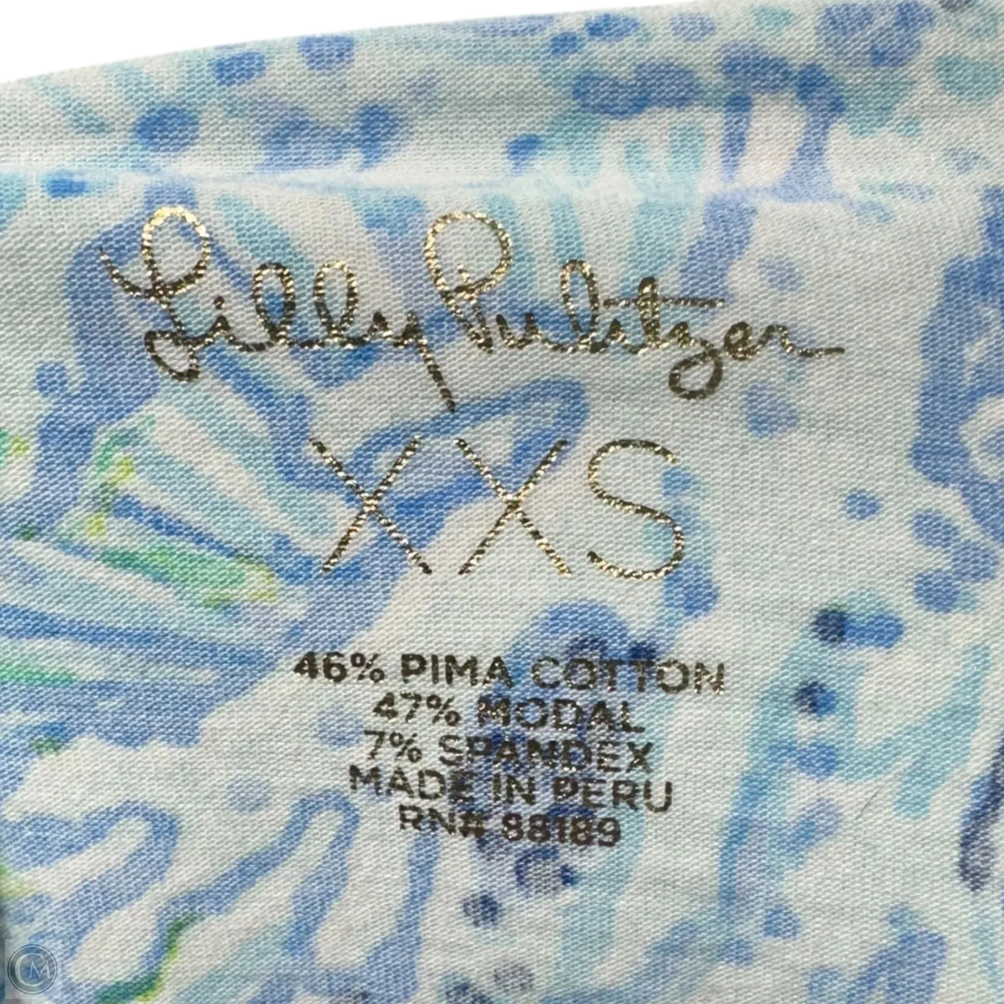 Top Sleeveless Designer By Lilly Pulitzer In Multi-colored, Size: Xxs