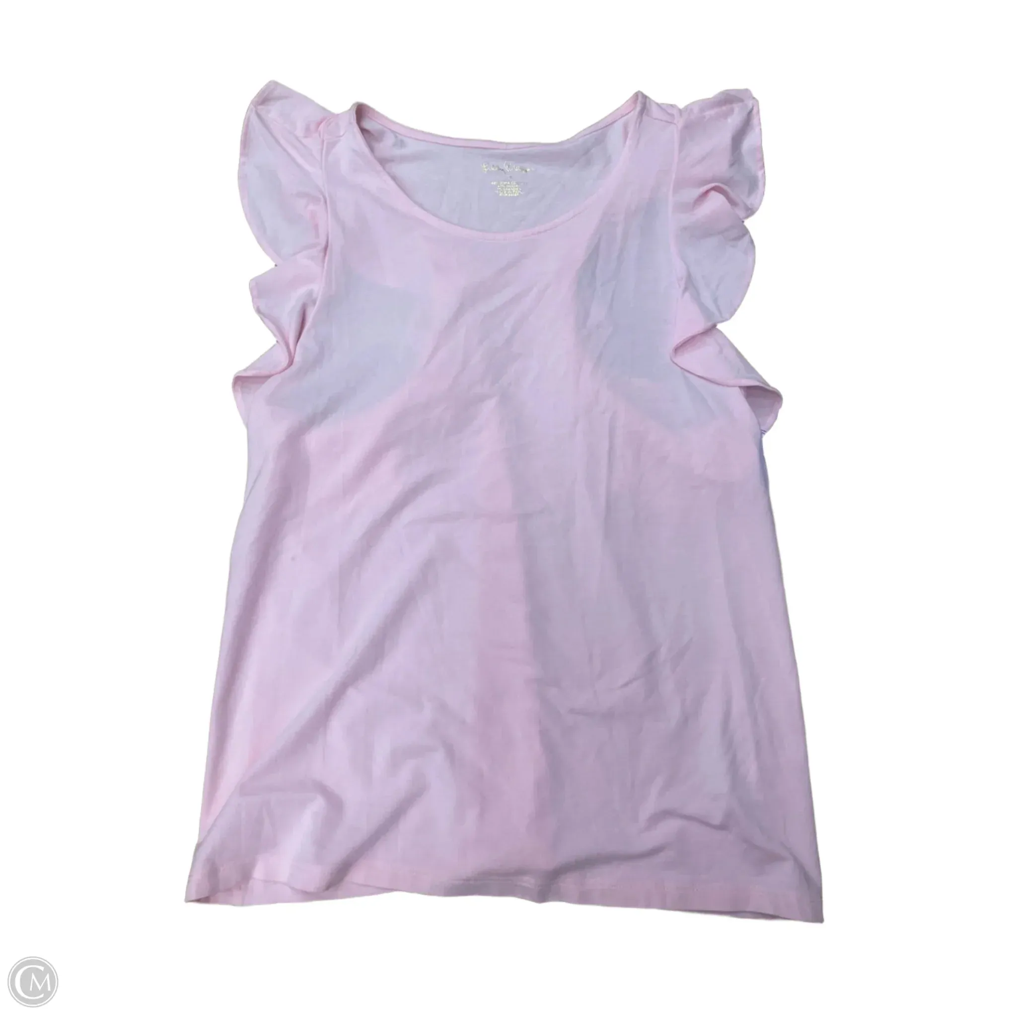 Top Sleeveless Designer By Lilly Pulitzer In Pink, Size: M