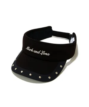 Unisex Royal Stud Sunvisor Black