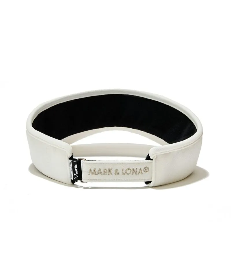 Unisex Royal Stud Sunvisor White
