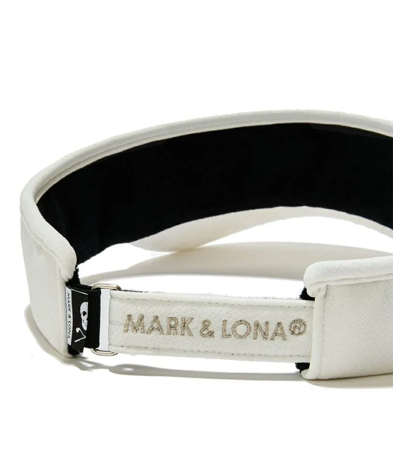 Unisex Royal Stud Sunvisor White
