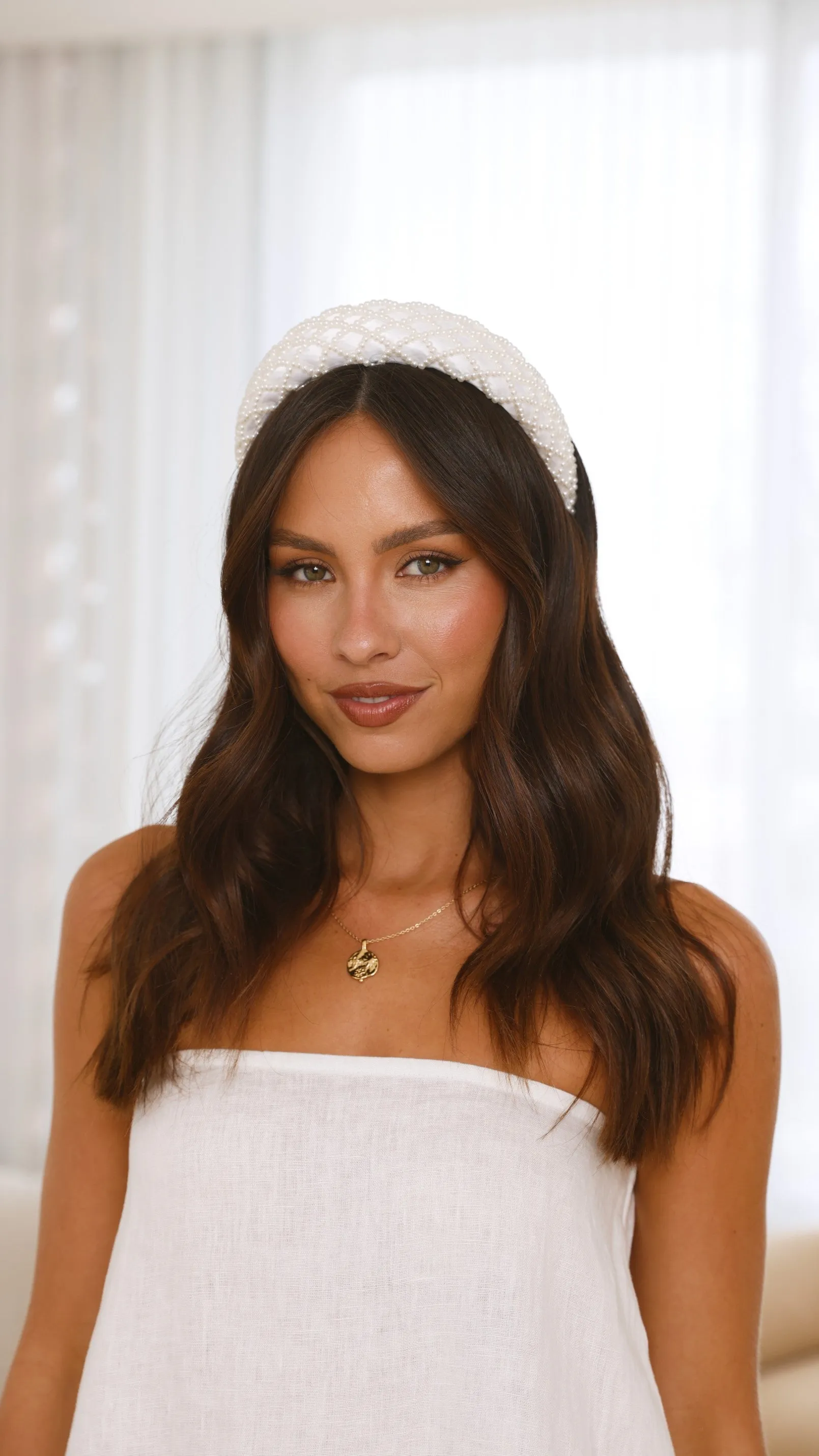 Valencia Headband - White