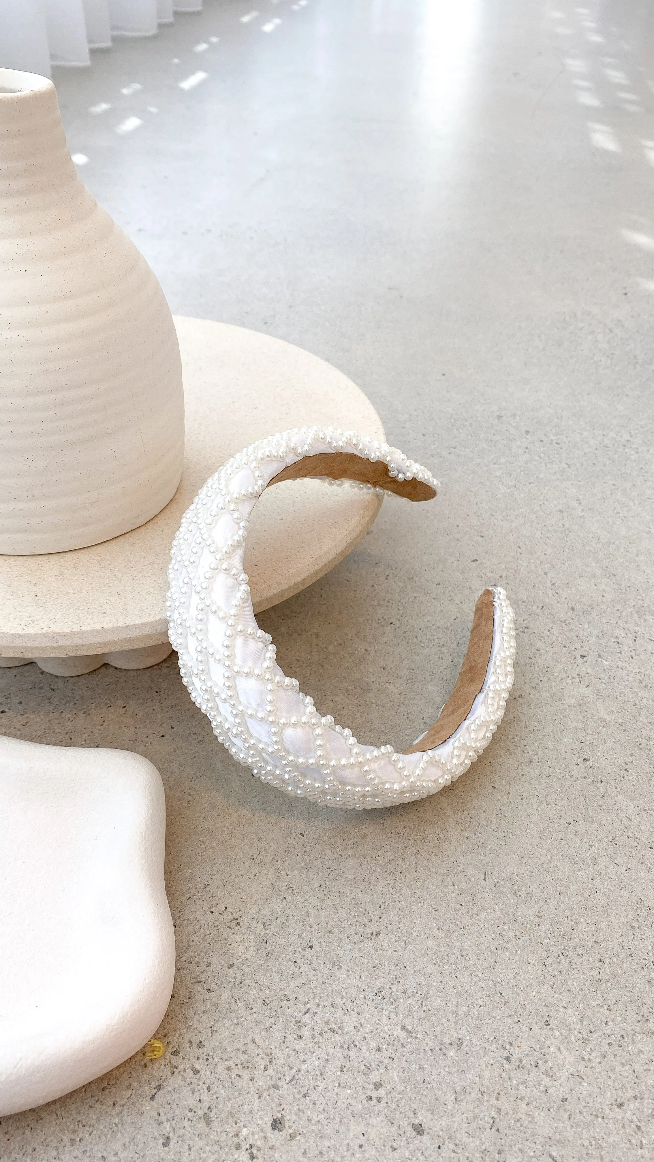 Valencia Headband - White