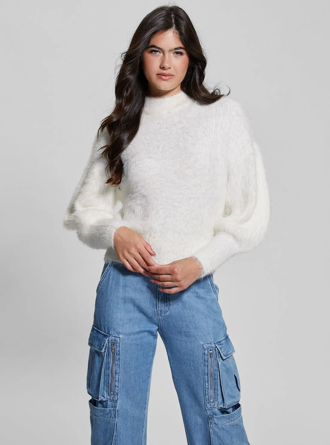 White Keyla Knit Top