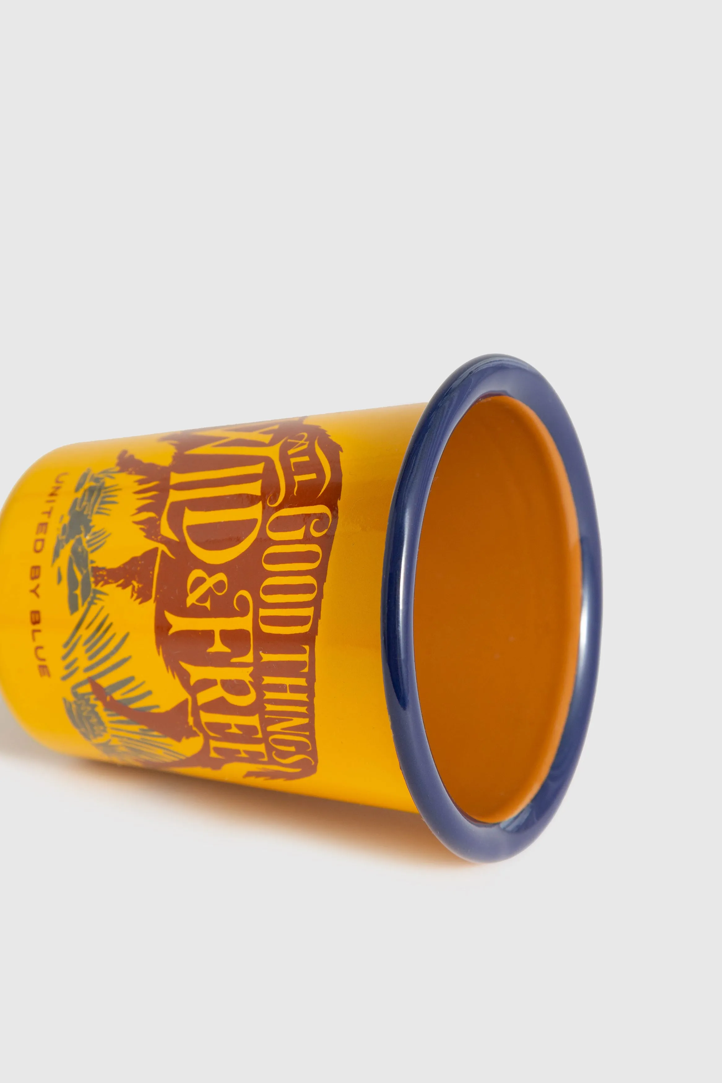 WILD AND FREE – 12OZ. ENAMEL TUMBLER