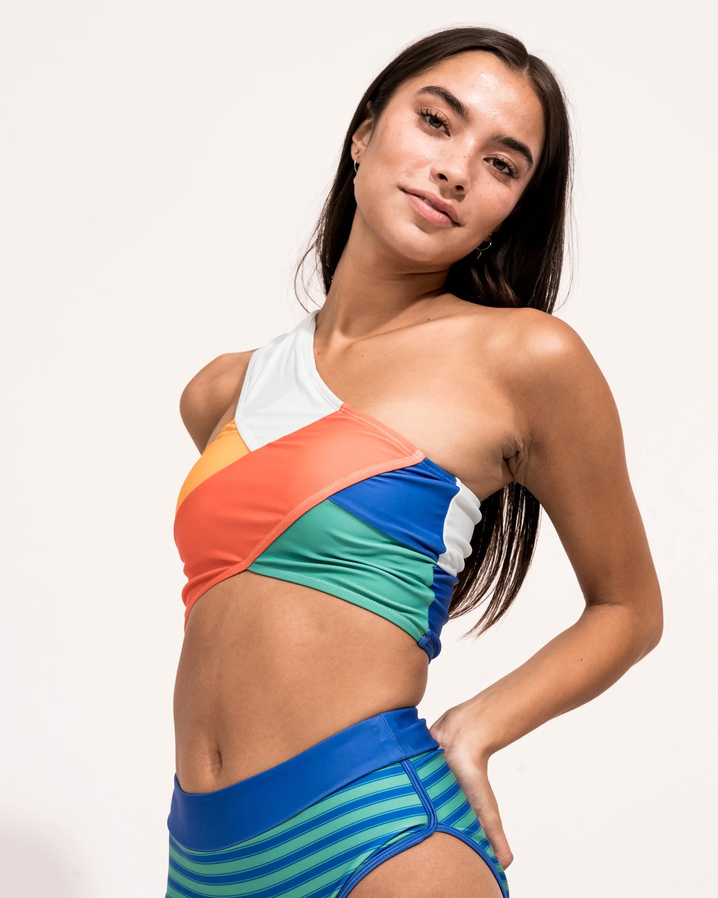 Zella Patchwork Crop